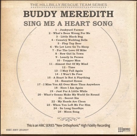 BUDDY MEREDITH