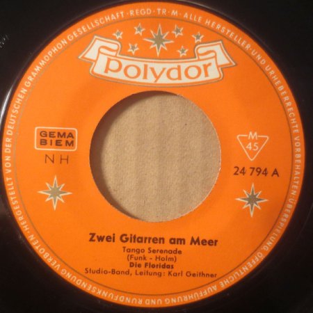 BERT SUPLIE singt einer sehr rare Coverversion TINALIE 1958