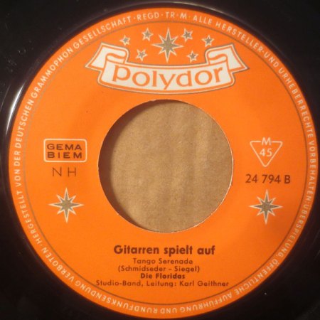 BERT SUPLIE singt einer sehr rare Coverversion TINALIE 1958