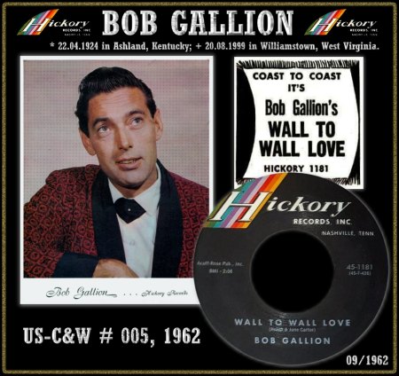 BOB GALLION - Kurz-Bio und Disco