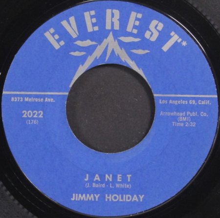 JIMMY HOLIDAY