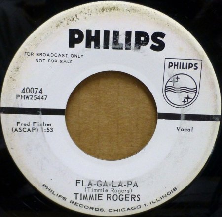 TIMMIE ROGERS - Back To School Again