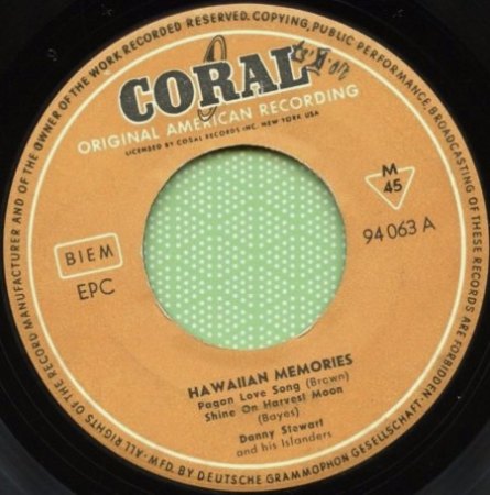 DANNY STEWART - Tennessee / DANNY STEWART - Hawaii