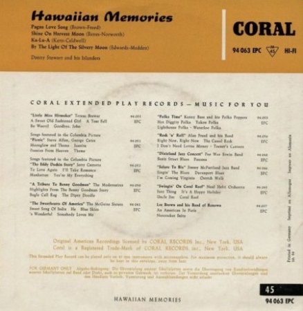 DANNY STEWART - Tennessee / DANNY STEWART - Hawaii