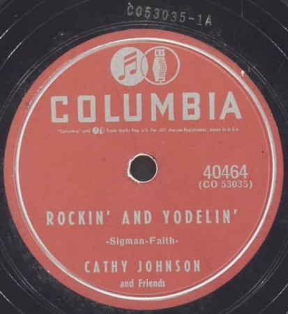 CATHY JOHNSON obscure ROCKIN' AND YODELIN' auf PHILIPS !