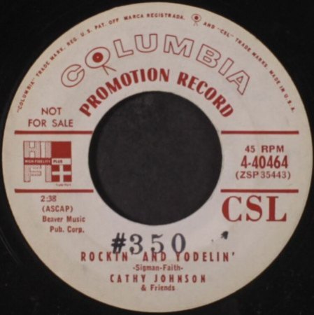 CATHY JOHNSON obscure ROCKIN' AND YODELIN' auf PHILIPS !