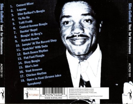 SLIM GAILLARD - Burleske Komik (Swing-Jazz)