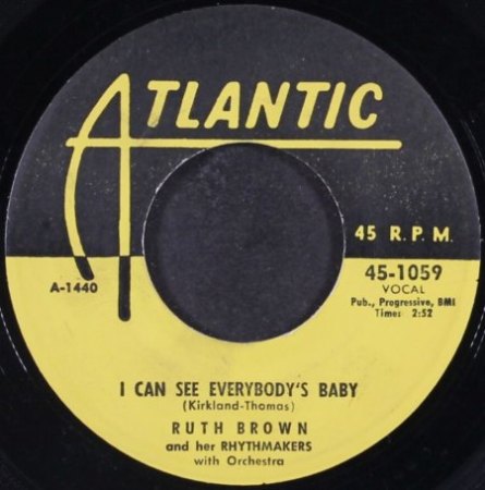 RUTH BROWN - Die Singles - Kurz-Bio & US-Single-Disco