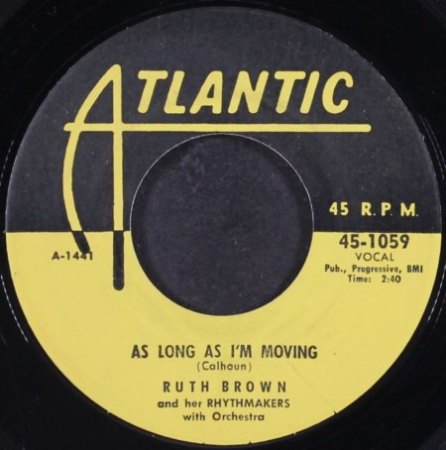 RUTH BROWN - Die Singles - Kurz-Bio & US-Single-Disco