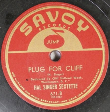 HAL SINGER - Rock around the clock 1948