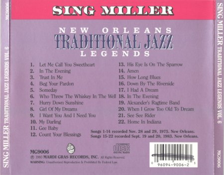 JAMES EDWARD "SING" MILLER