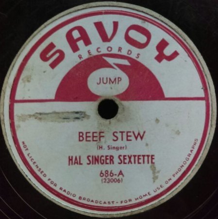 HAL SINGER - Rock around the clock 1948