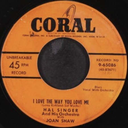 HAL SINGER - Rock around the clock 1948