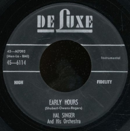 HAL SINGER - Rock around the clock 1948