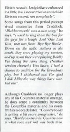 BILLY 'CRASH' CRADDOCK