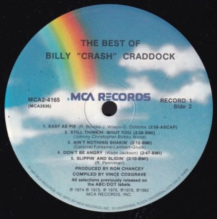 BILLY 'CRASH' CRADDOCK