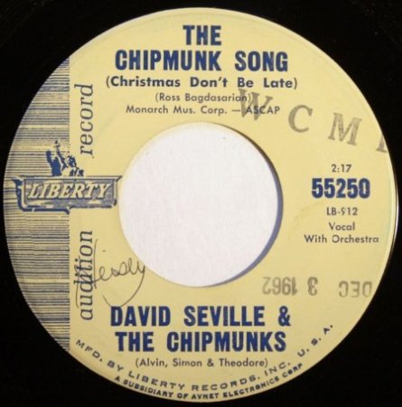The CHIPMUNK SONG - Auch Novelties wurden deutsch gesungen