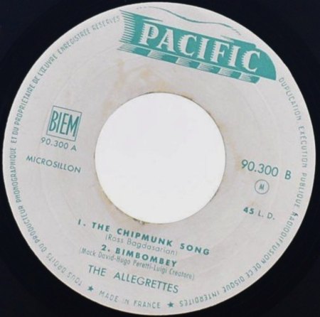 The CHIPMUNK SONG - Auch Novelties wurden deutsch gesungen