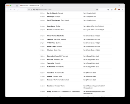 3 Stunden Halloween Sendung mit Phil Dirt und John Blair