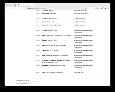 3 Stunden Halloween Sendung mit Phil Dirt und John Blair