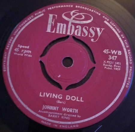 LIVING DOLL - Paul Kuhn covert Cliff Richard