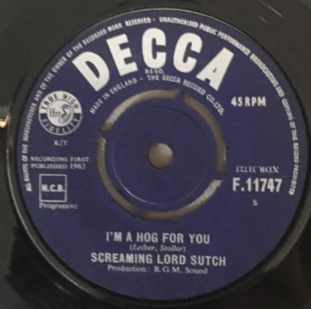 SCREAMING "LORD" SUTCH