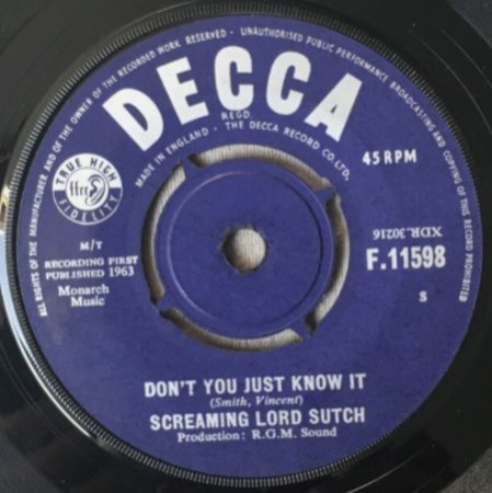 SCREAMING "LORD" SUTCH