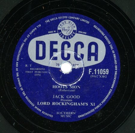 JACK GOOD Presents LORD ROCKINGHAM'S XI