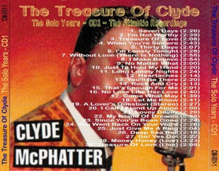 CLYDE McPHATTER - CD's