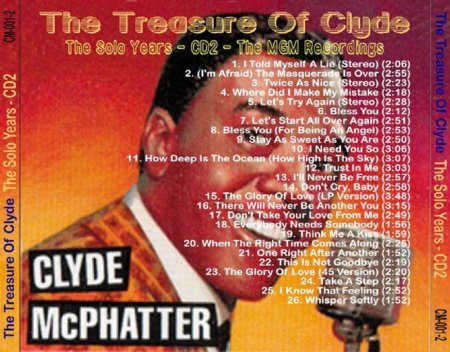CLYDE McPHATTER - CD's