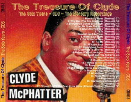 CLYDE McPHATTER - CD's