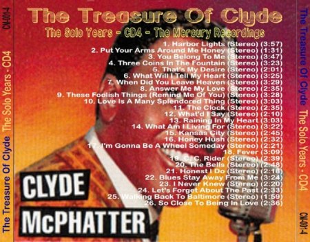 CLYDE McPHATTER - CD's