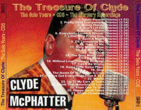 CLYDE McPHATTER - CD's