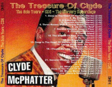 CLYDE McPHATTER - CD's