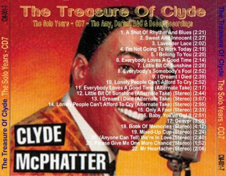 CLYDE McPHATTER - CD's