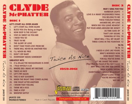 CLYDE McPHATTER - CD's