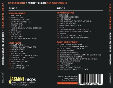CLYDE McPHATTER - CD's