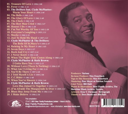 CLYDE McPHATTER - CD's