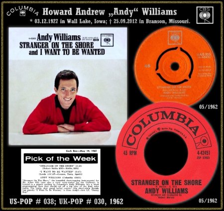 ANDY WILLIAMS - COLLAGEN 1962