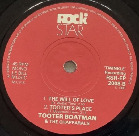 TOOTER BOATMAN and The Chaparrals