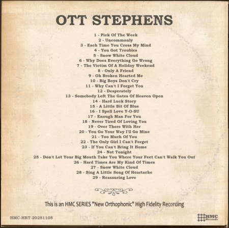 OTT STEPHENS