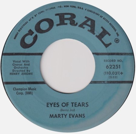 MARTY EVANS