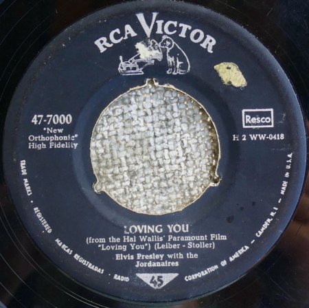 Elvis deutsche RCA US Army Singles