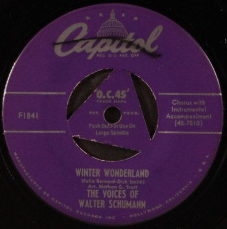 VOICES OF WALTER SCHUMANN - HOT 100 VON 1955