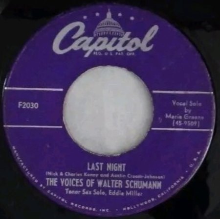 VOICES OF WALTER SCHUMANN - HOT 100 VON 1955