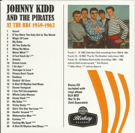 JOHNNY KIDD & THE PIRATES