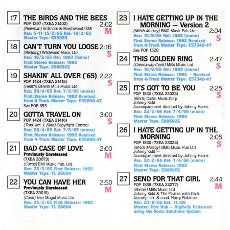 JOHNNY KIDD & THE PIRATES