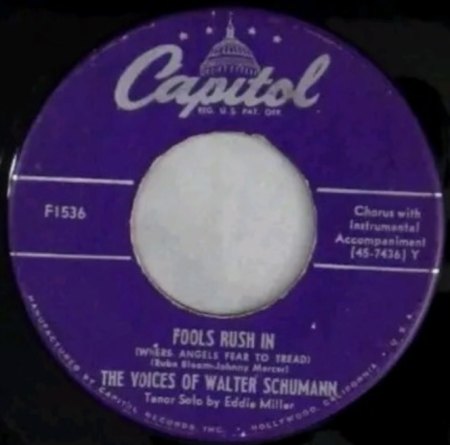 VOICES OF WALTER SCHUMANN - HOT 100 VON 1955