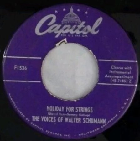 VOICES OF WALTER SCHUMANN - HOT 100 VON 1955