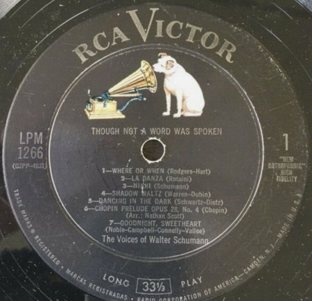 VOICES OF WALTER SCHUMANN - HOT 100 VON 1955